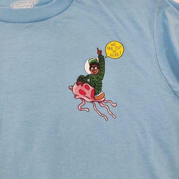 Round Two Sponge Bob SquarePants size S X Nickelodeon UO Exclusive Rakeem Miles - Picture 3 of 6